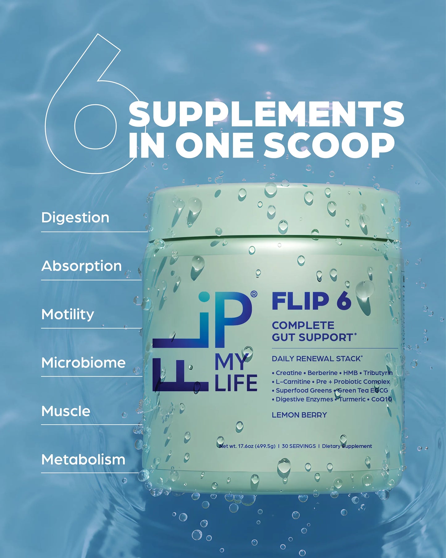 FLIP 6 Complete Gut & GLP-1 Support