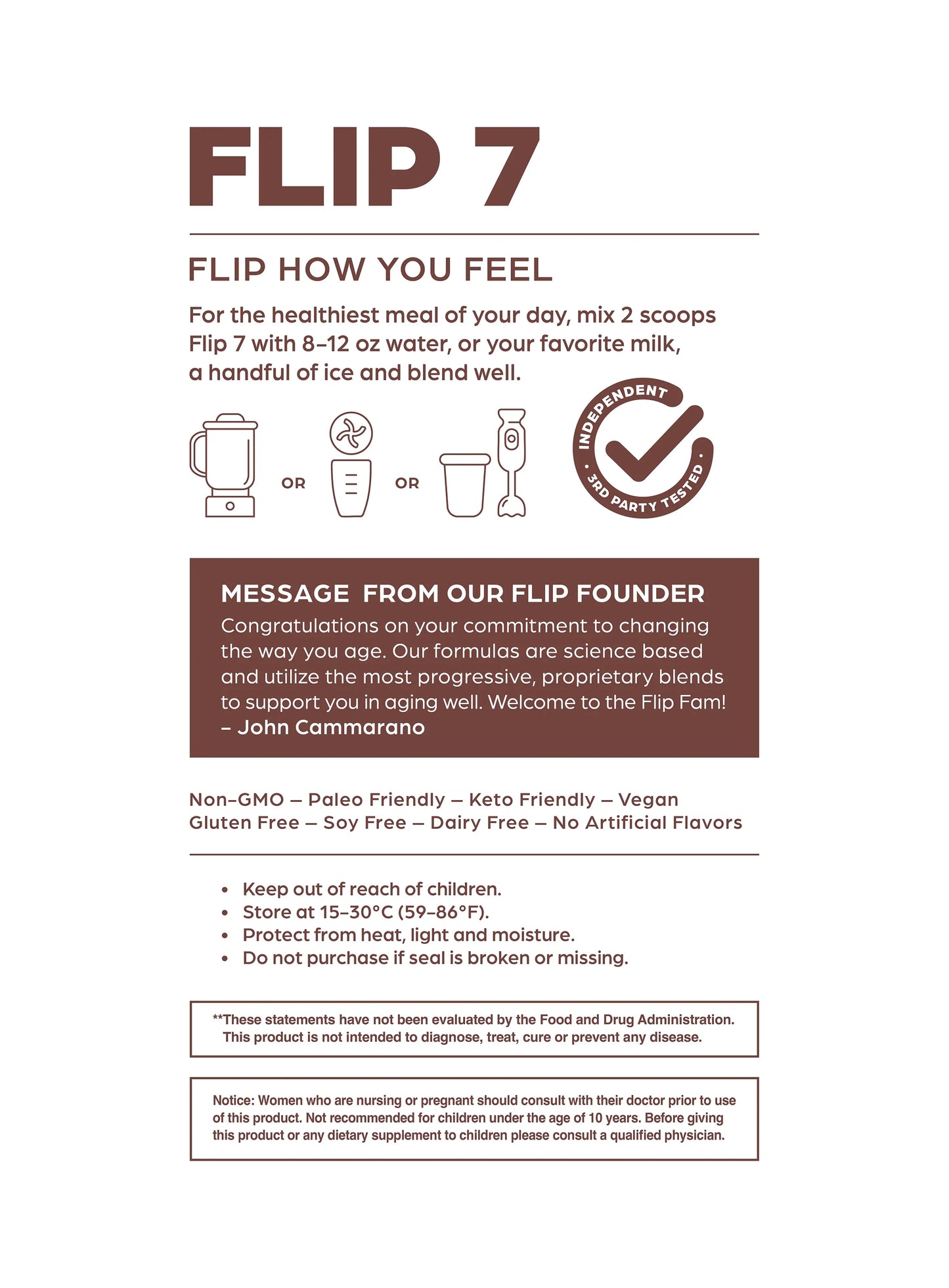 Flip 7 Chocolate Courage