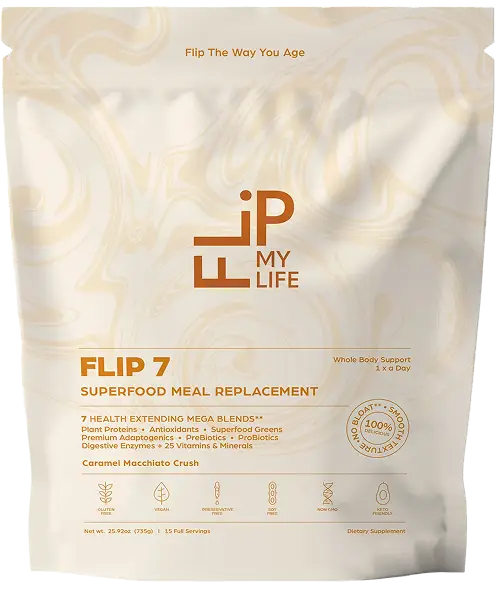Supplement Facts Flip 7 Caramel Macchiato Crush